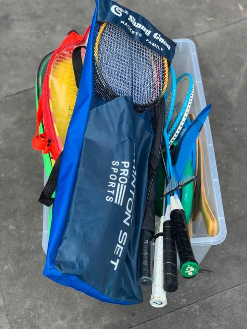 Badminton, speedminton en ander buitenspeelgoed., Kinderen en Baby's, Speelgoed | Buiten | Los speelgoed, Ophalen