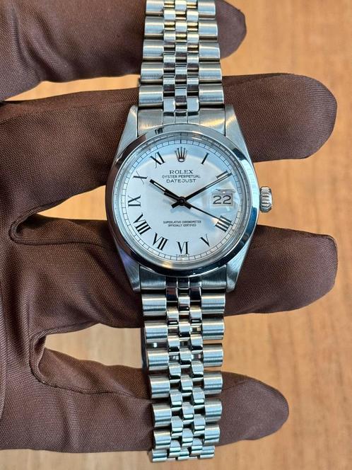 Verkocht!, Sieraden, Tassen en Uiterlijk, Horloges | Heren, Gebruikt, Polshorloge, Rolex, Staal, Staal, Ophalen of Verzenden