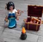 Piraten playmobil meisje met schatkist., Ophalen of Verzenden, Zo goed als nieuw