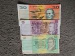 2,5,20 dollars Australië set, Ophalen of Verzenden, Overige landen, Setje