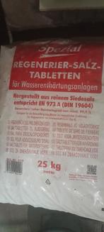 Waterontharder zout Regenerierzout tabletten 25kg, 60 cm of meer, Ophalen of Verzenden, 85 tot 90 cm, Nieuw