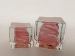 Glasobject (2x) Presse-papier Paperweight PTMD Collection, Antiek en Kunst, Antiek | Glas en Kristal, Ophalen of Verzenden