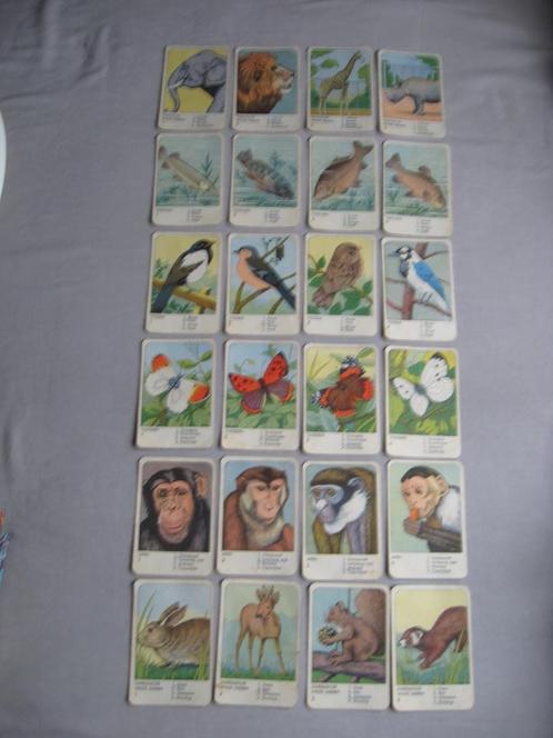 6 kwartetten in oude spelling (zonder doosje), Verzamelen, Speelkaarten, Jokers en Kwartetten, Gebruikt, Kwartet(ten), Ophalen of Verzenden
