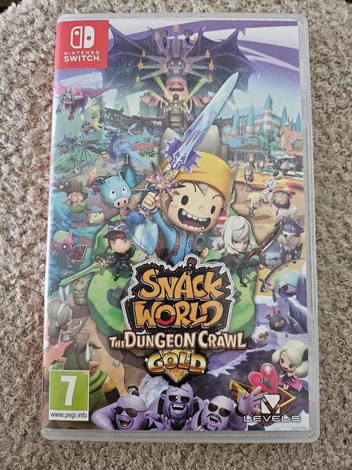 Snack World: The Dungeon Crawl [Gold] (Nintendo Switch), Spelcomputers en Games, Games | Nintendo Switch, Zo goed als nieuw, 1 speler