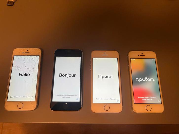 Iphone SE 2016 en 5S, Telecommunicatie, Mobiele telefoons | Apple iPhone, 32 GB, Zilver, Ophalen of Verzenden
