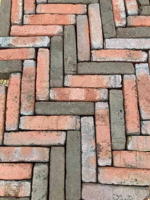 Waalformaat rood genuanceerd (P58), Tuin en Terras, Tegels en Klinkers, Gebruikt, Klinkers, Overige materialen, 10 m² of meer
