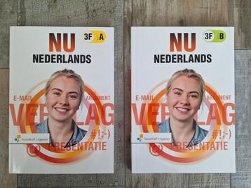 Leerwerkboeken NU Nederlands 3F Deel A en Deel B beschikbaar voor biedingen