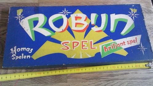 HOMAS SPELEN Robijn jaren 50, Hobby en Vrije tijd, Gezelschapsspellen | Bordspellen, Gebruikt, Een of twee spelers, Ophalen of Verzenden