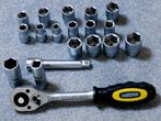 Dopsleutelset met ratel, ½" , nieuw, Doe-het-zelf en Verbouw, Gereedschap | Handgereedschap, Ophalen of Verzenden, Nieuw