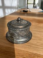 Tinnen verzilverd bakje, Antiek en Kunst, Antiek | Koper en Brons, Ophalen of Verzenden