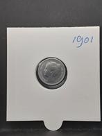 10 cent 1901 koningin Wilhelmina, Zilver, Ophalen of Verzenden, 10 cent, Koningin Wilhelmina