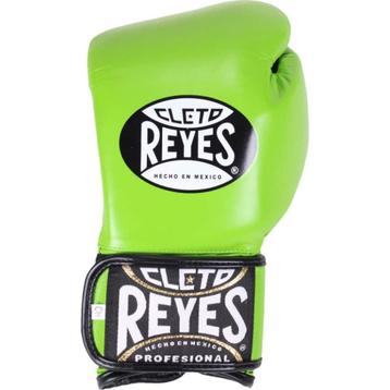 Bokshandschoenen Cleto Reyes Velcro Sparring Twisted Lime beschikbaar voor biedingen