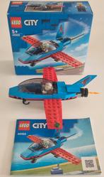 LEGO City 60323 Stuntvliegtuig - Compleet met Boekje & Doos, Ophalen of Verzenden, Zo goed als nieuw, Complete set, Lego