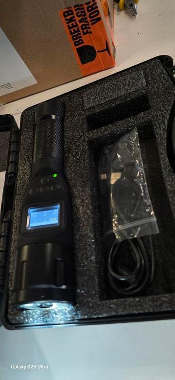 Zaklamp met Opname Recorder - Nieuwstaat! beschikbaar voor biedingen