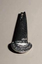 Broche Kaag Zilver Speld toerisme souvenir, Verzenden, Minder dan 4 cm, Zo goed als nieuw, Zilver