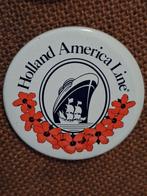 Scheepvaart : Holland Amerika Lijn , Gave Speld, Verzenden, Zo goed als nieuw, Merk, Button