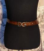 D&G Dolce & Gabbana Leren Riem, Echt leder, Gedragen, Ophalen of Verzenden, Bruin