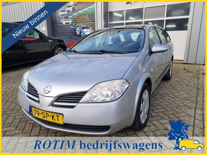 Nissan Primera Estate 1.8 Visia inruil mogelijk (bj 2006), Auto's, Nissan, Bedrijf, Te koop, Primera, ABS, Airbags, Airconditioning