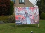 13 doeken op frame.     thema :rock en roll, Ophalen, Zo goed als nieuw, Versiering, Overige