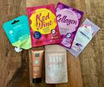 Verzorgingspakket: gezichtsmaskers, badzout, bodylotion, Ophalen of Verzenden, Nieuw, Gehele gezicht, Verzorging