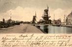 Rotterdam Overschie de 3 molens #, Verzamelen, Verzenden, Voor 1920, Gelopen, Zuid-Holland