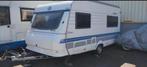 Te koop Hobby 440 de luxe met voortent, Hobby, Treinzit, Stabilisator, Tot en met 4