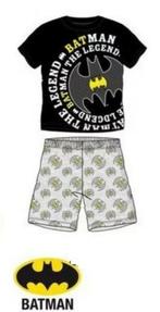 Batman Shortama - Zwart/Grijs - Maat 98 - 104 - 128, Ophalen of Verzenden, Nieuw, Jongen, Nacht- of Onderkleding