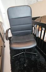 Black office chair | Zwarte bureaustoel, Ophalen, Zo goed als nieuw, Zwart, Eén