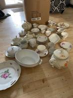 Losse servies delen oa 2 theepot, botervloot, kopjes en meer, Huis en Inrichting, Keuken | Servies, Ophalen, Gebruikt, Overige typen
