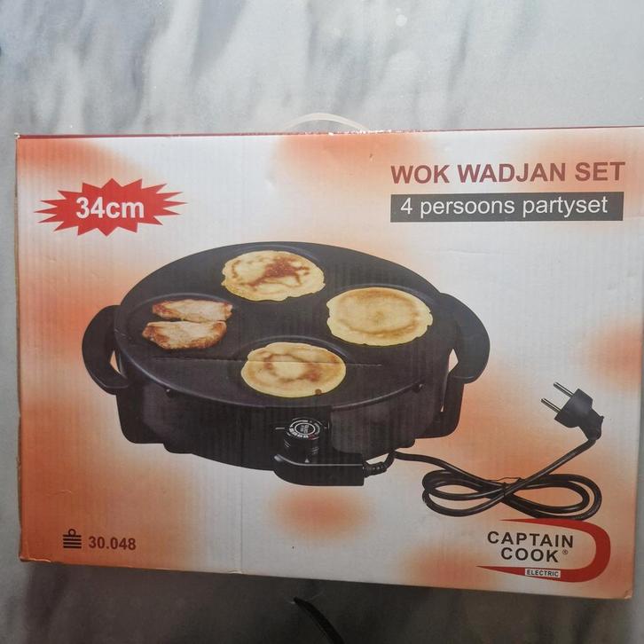 Captain Cook Tafelgrill - Nieuw in doos!, Witgoed en Apparatuur, Grillplaten, Nieuw, Tafelgrill, Vaatwasmachinebestendig, Ophalen of Verzenden