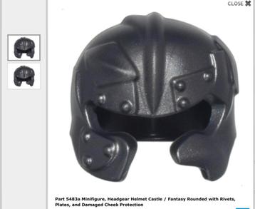 Lego Lord of the Rings Orc Helm / Helmet type 2 NIEUW beschikbaar voor biedingen