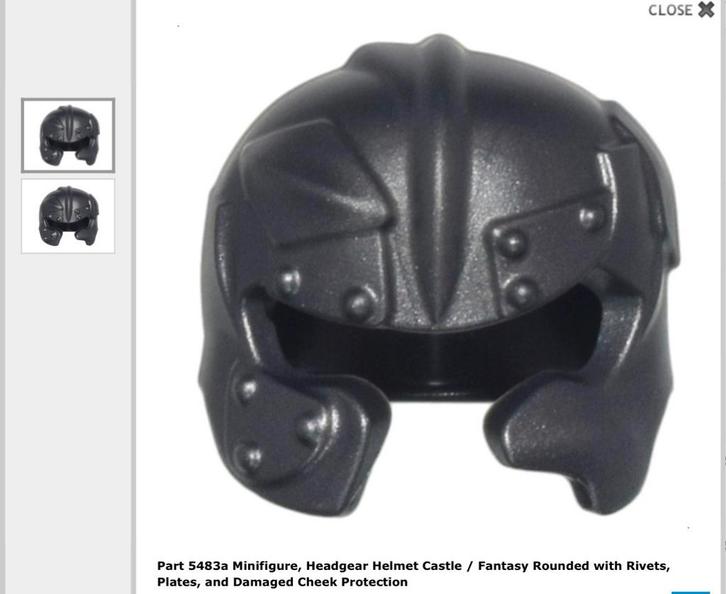 Lego Lord of the Rings Orc Helm / Helmet type 2 NIEUW, Kinderen en Baby's, Speelgoed | Duplo en Lego, Nieuw, Lego, Complete set