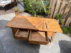 Vintage houten salontafel 150x70x45 cm, Huis en Inrichting, Tafels | Salontafels, Ophalen, Gebruikt, 50 tot 100 cm, 150 tot 200 cm