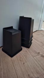 Bedverhogers - 60cm, Huis en Inrichting, Slaapkamer | Bedden, Ophalen of Verzenden, Gebruikt, Zwart, Modern