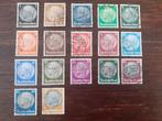 DR, Hindenburg, mi 512-528, Postzegels en Munten, Postzegels | Europa | Duitsland, Verzenden, Overige periodes, Gestempeld