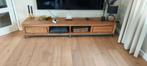 Houten TV-meubel met metalen frame, Ophalen, Zo goed als nieuw, 200 cm of meer, Industrieel