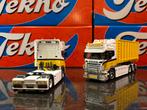 WSI - Set Scania Lenz, Hobby en Vrije tijd, Modelauto's | 1:50, Ophalen of Verzenden, Zo goed als nieuw, Bus of Vrachtwagen, Wsi