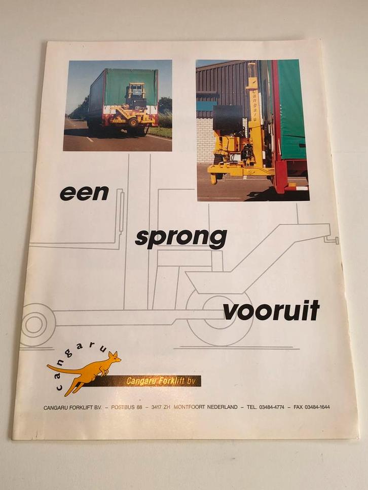 Persmap Cangaru heftrucks, Verzamelen, Automerken, Motoren en Formule 1, Gebruikt, Auto's, Ophalen of Verzenden