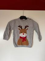 Grijze longsleeve / lange mouw met rendier, maat 86 van H&M, Gebruikt, H&M, Ophalen of Verzenden, Jongetje