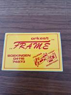1359 Sticker Orkest Frame muziek voor iedereen, Verzamelen, Ophalen of Verzenden, Zo goed als nieuw, Overige typen