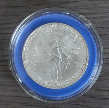 Mexico Libertad 1995 van 1 ounce zilver 65 euro beschikbaar voor biedingen