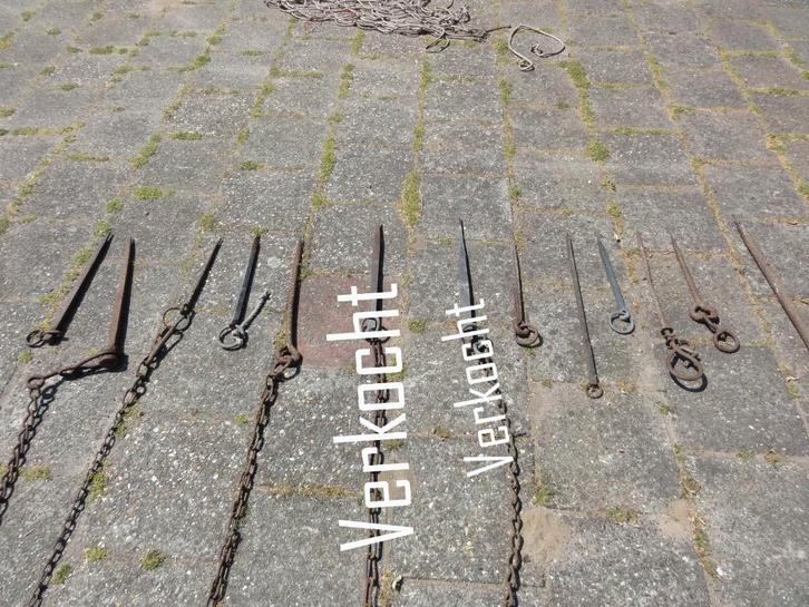 Stik, spit, diverse met of zonder ketting, voor pony, schaap, Dieren en Toebehoren, Schapen, Geiten en Varkens, Schaap, Meerdere dieren