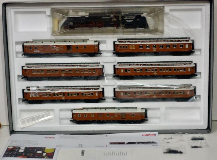 MÄRKLIN 26922 Zugpackung Orient Express mit badischer, Hobby en Vrije tijd, Modeltreinen | H0, Nieuw, Locomotief, Wisselstroom