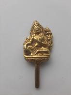 antiek miniature bronze Budda Tara uit Tibet 18 e eeuw, Ophalen of Verzenden