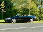 Saab 9-3 Cabrio IN PRIJS VERLAAGD, Auto's, 74 €/maand, Zwart, 4 cilinders, Cabriolet