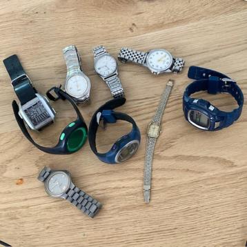 Diverse horloges in één koop (o.a. Olympic, Lorus en Puma) beschikbaar voor biedingen