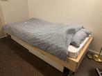 Eenpersoons bedombouw 90x220 met verstelbare lattenbodem, Huis en Inrichting, Slaapkamer | Bedden, Ophalen, Gebruikt, 90 cm, Eenpersoons