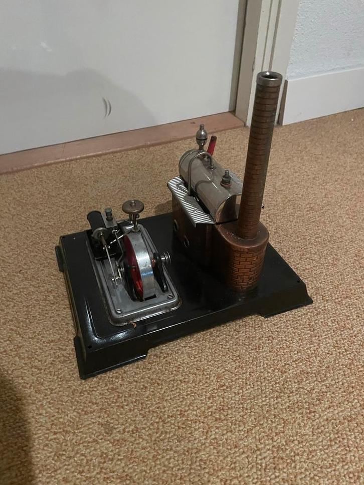 Stoommachine met accessoires, Antiek en Kunst, Antiek | Speelgoed, Ophalen of Verzenden