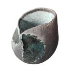 Vintage kleine Raku keramiek vaas - gesigneerd, Gebruikt, Overige kleuren, -, -