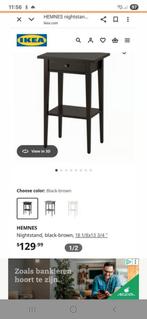 Handinge ikea nachtkastjes, Ophalen, Gebruikt, Hout, 60 tot 90 cm